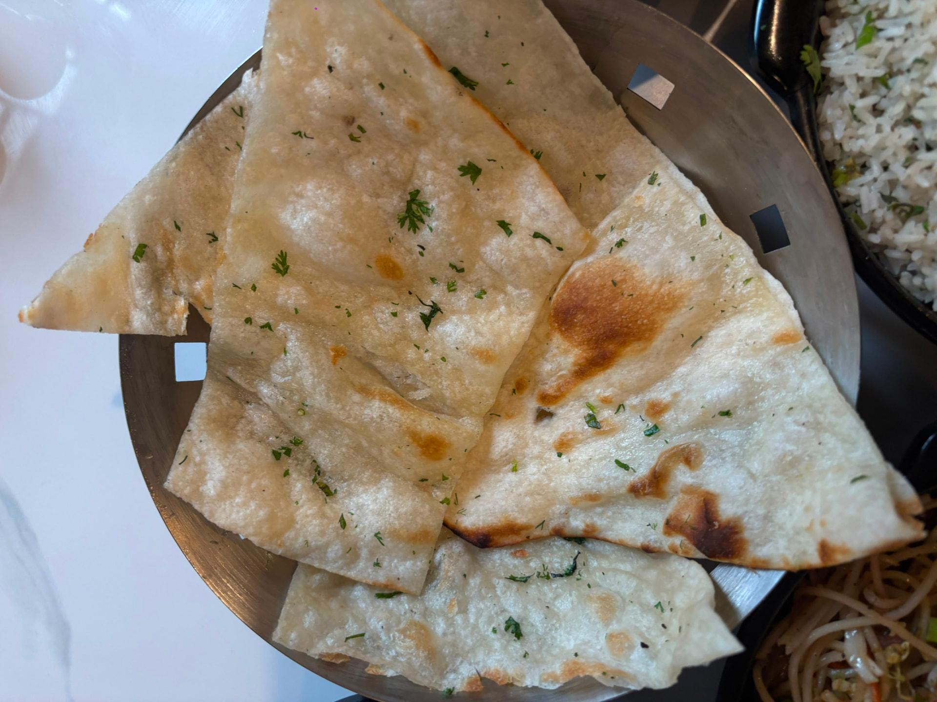 Freshly Baked Naan & Rotis